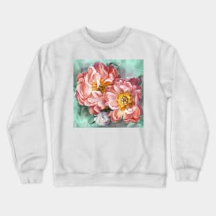 Peony flower Crewneck Sweatshirt
